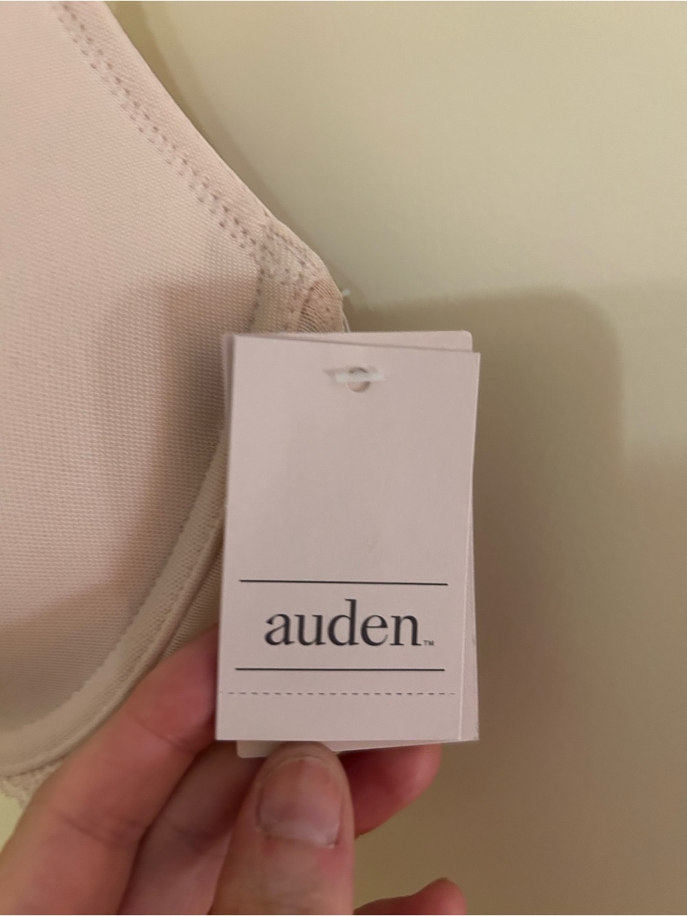 💚5 for $25💚 Auden Soft Blush Lace Racerback T-Shirt Bra - Picture 2 of 4